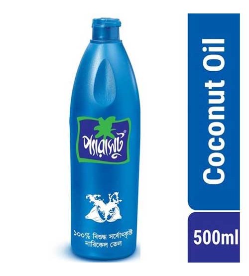 Parachute Coconut Hair Oil 500ml - Original Made in India